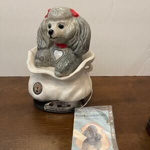 Vintage Jim Beam Poodle dog decanter “Tiffny” 1972